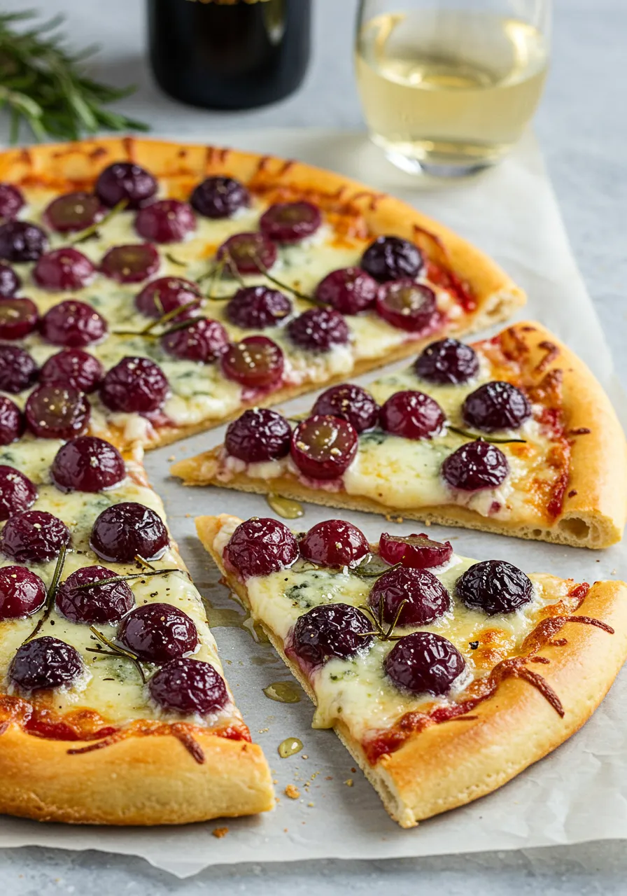 Roasted Grape and Gorgonzola Pizza - tertiary view